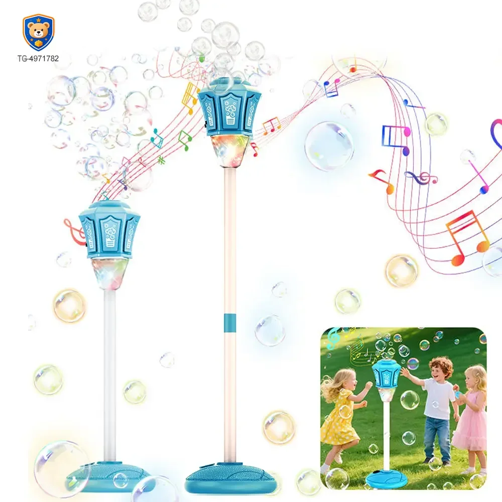 Remote Control Standing Bubble Machines with Lights & Music — product view 2