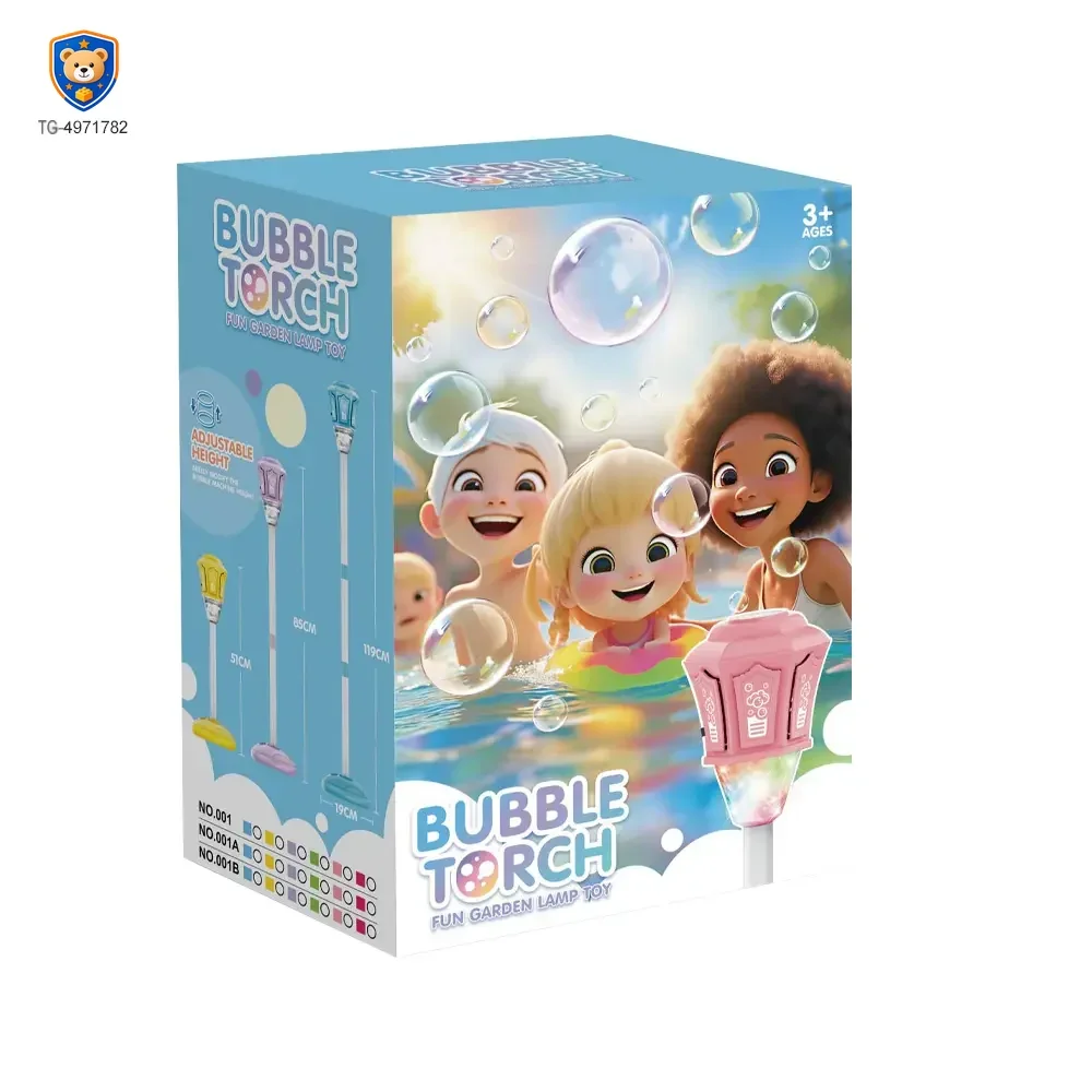 Remote Control Standing Bubble Machines with Lights & Music — product view 6