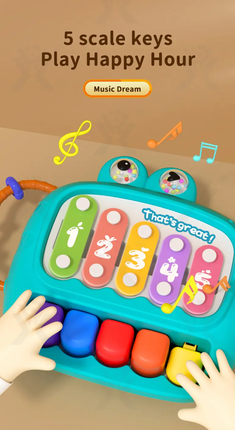 Kids Interactive Xylophone & Piano Toy (TG4330913) — product detail panel 4