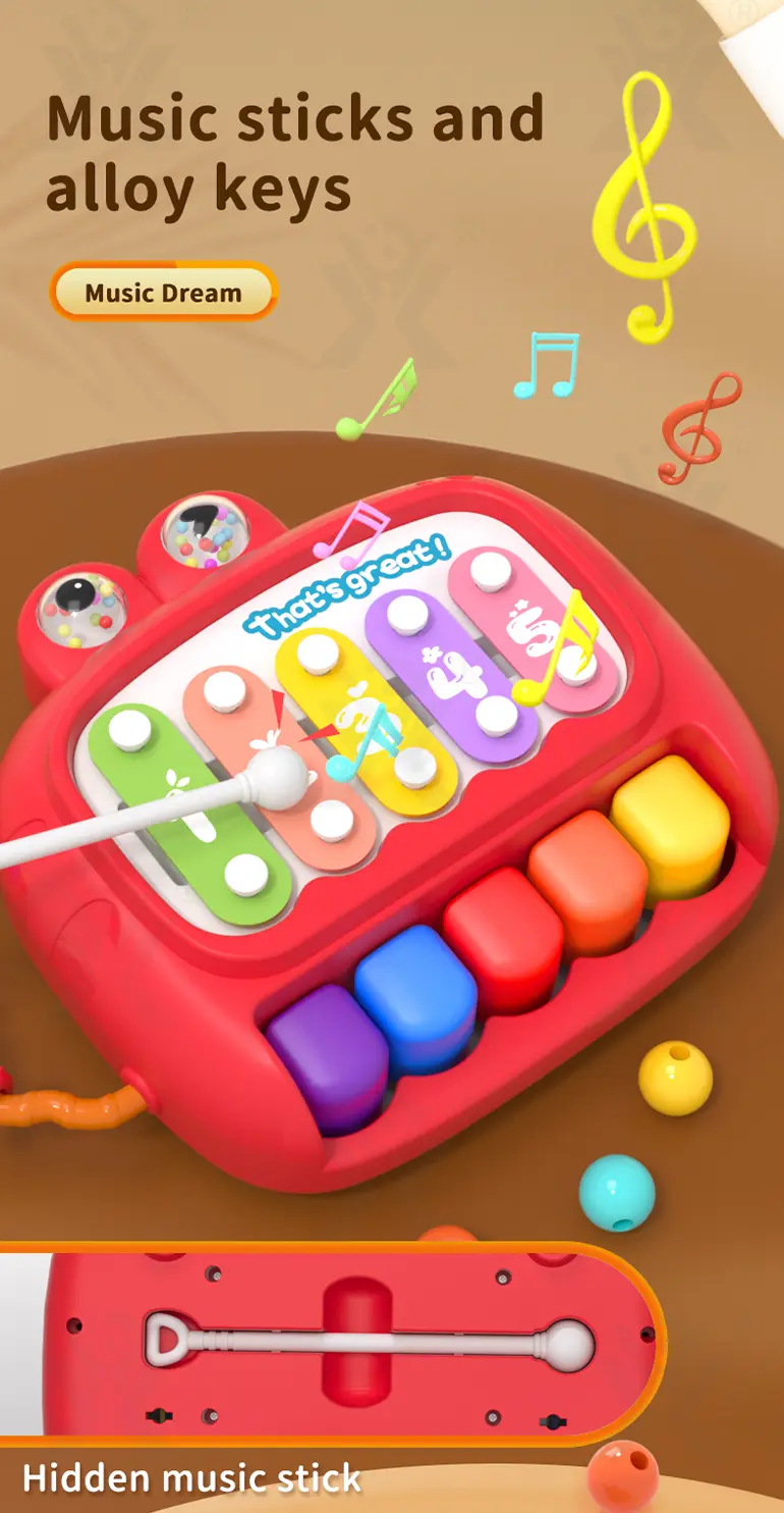 Kids Interactive Xylophone & Piano Toy (TG4330913) — product detail panel 5