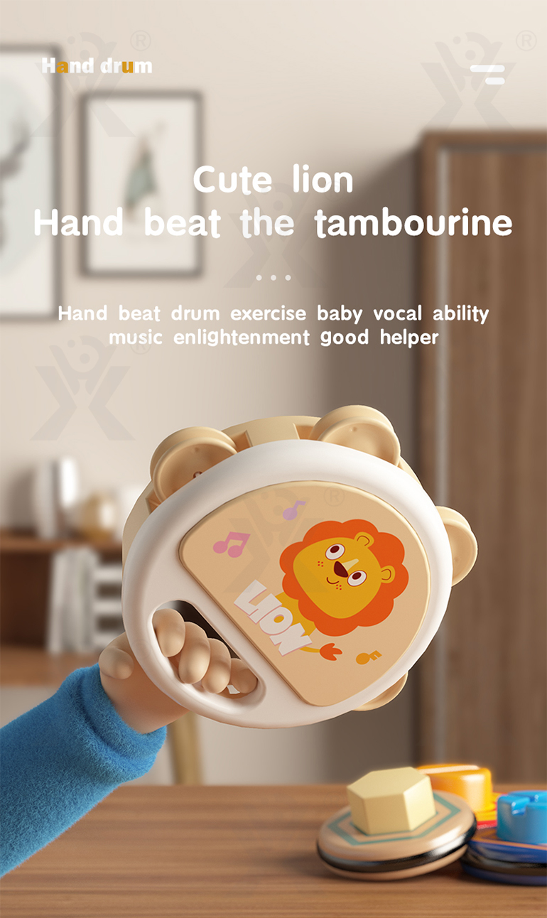 Baby Hand Drum Toy with Shake & Clap Sounds (TG4301261) — product detail panel 1