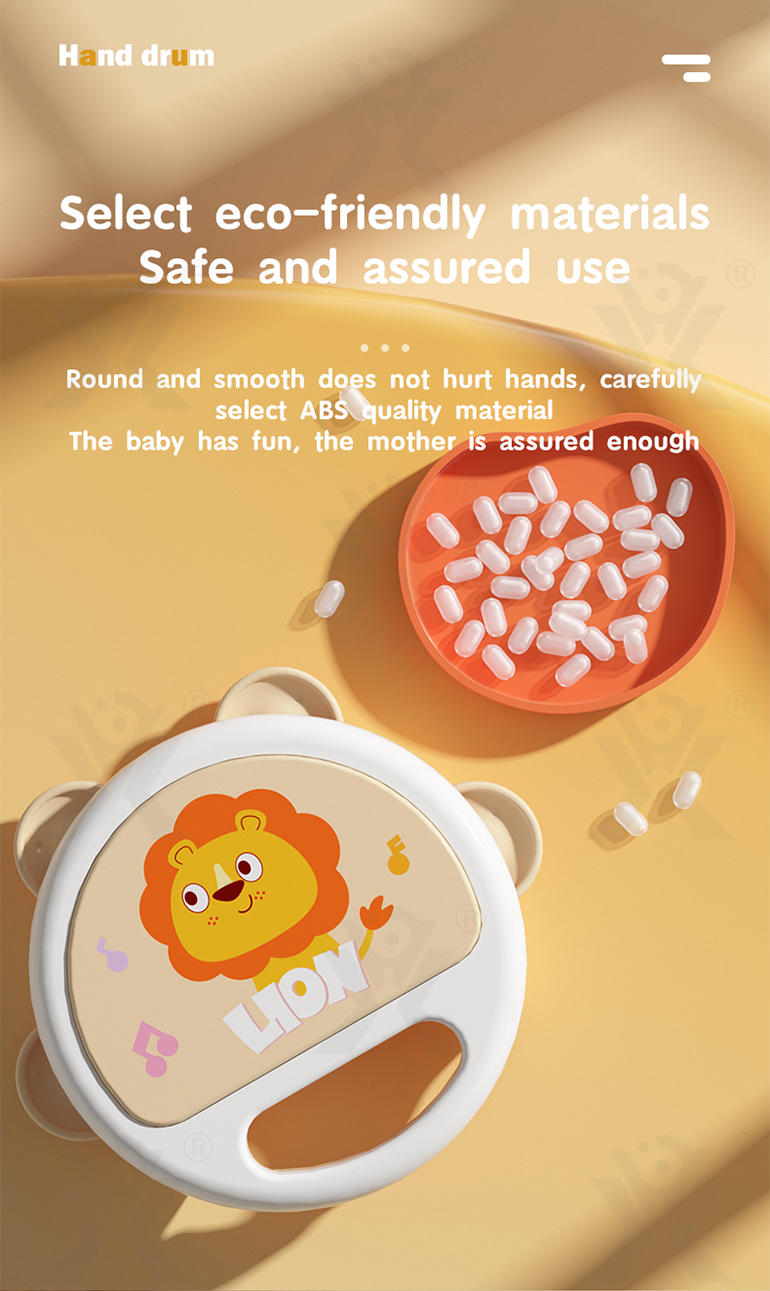 Baby Hand Drum Toy with Shake & Clap Sounds (TG4301261) — product detail panel 4
