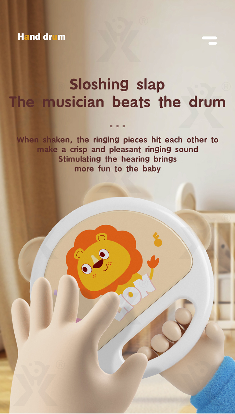 Baby Hand Drum Toy with Shake & Clap Sounds (TG4301261) — product detail panel 5