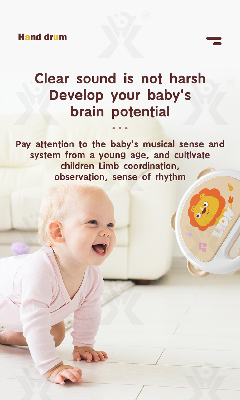 Baby Hand Drum Toy with Shake & Clap Sounds (TG4301261) — product detail panel 6