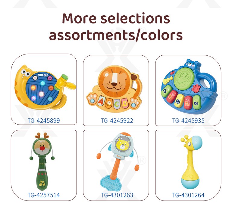 Baby Hand Drum Toy with Shake & Clap Sounds (TG4301261) — product detail panel 7