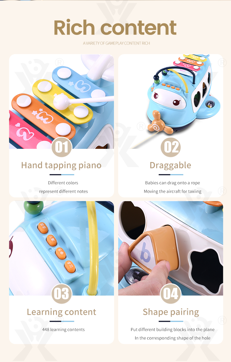 Multi-Functional Piano Knocking Toy for Early Learning (TG4290327) — product detail panel 2