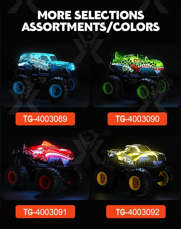 RC Stunt Dancing Car Toy with LED Light, Music (TG4003089) — product detail panel 12