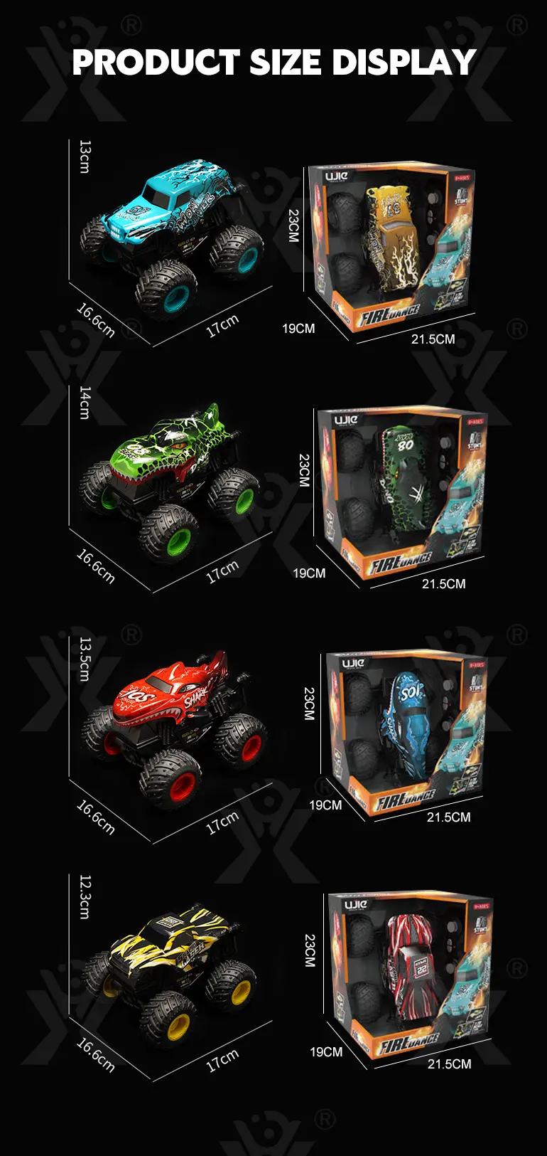 RC Stunt Dancing Car Toy with LED Light, Music (TG4003089) — product detail panel 13
