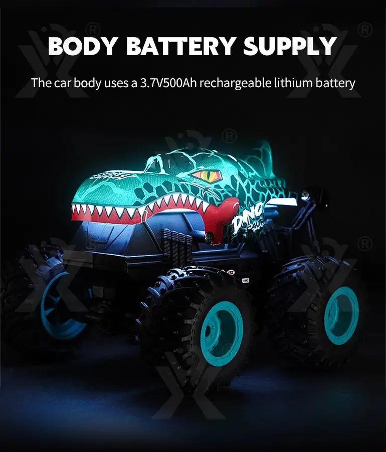 RC Stunt Dancing Car Toy with LED Light, Music (TG4003089) — product detail panel 7