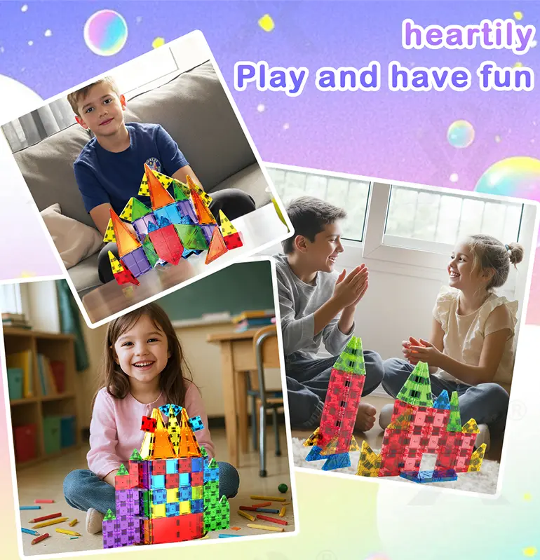 Magnetic Block Toy, Portable, 32 PCS, For Kids and Parents Collaboration Play, STEM Toy (TG5041630) — product detail panel 3