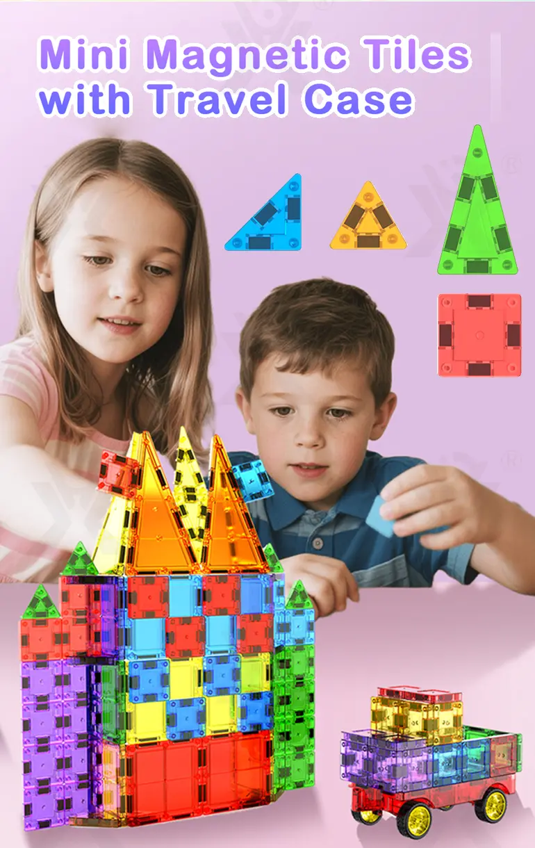 Magnetic Block Toy, Portable, 32 PCS, For Kids and Parents Collaboration Play, STEM Toy (TG5041630) — product detail panel 4