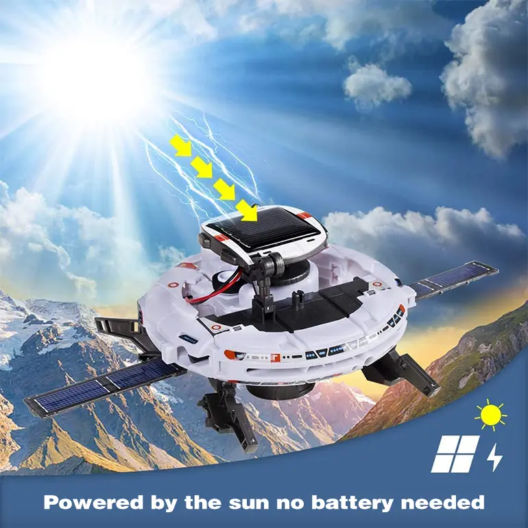 Bulk 6-in-1 Solar Robot Toy Powered By Solar Energy for Kids STEM Learning (TG2312845) — product detail panel 2