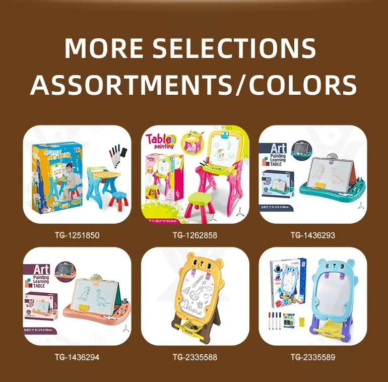 Double-Sided Kids Drawing Board with Adjustable Easel & Storage Tray (TG2335589) — product detail panel 10