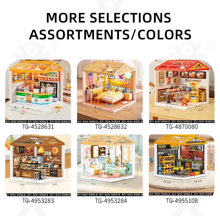 DIY Exquisite Miniature Town Toys (TG4953283) — product detail panel 6
