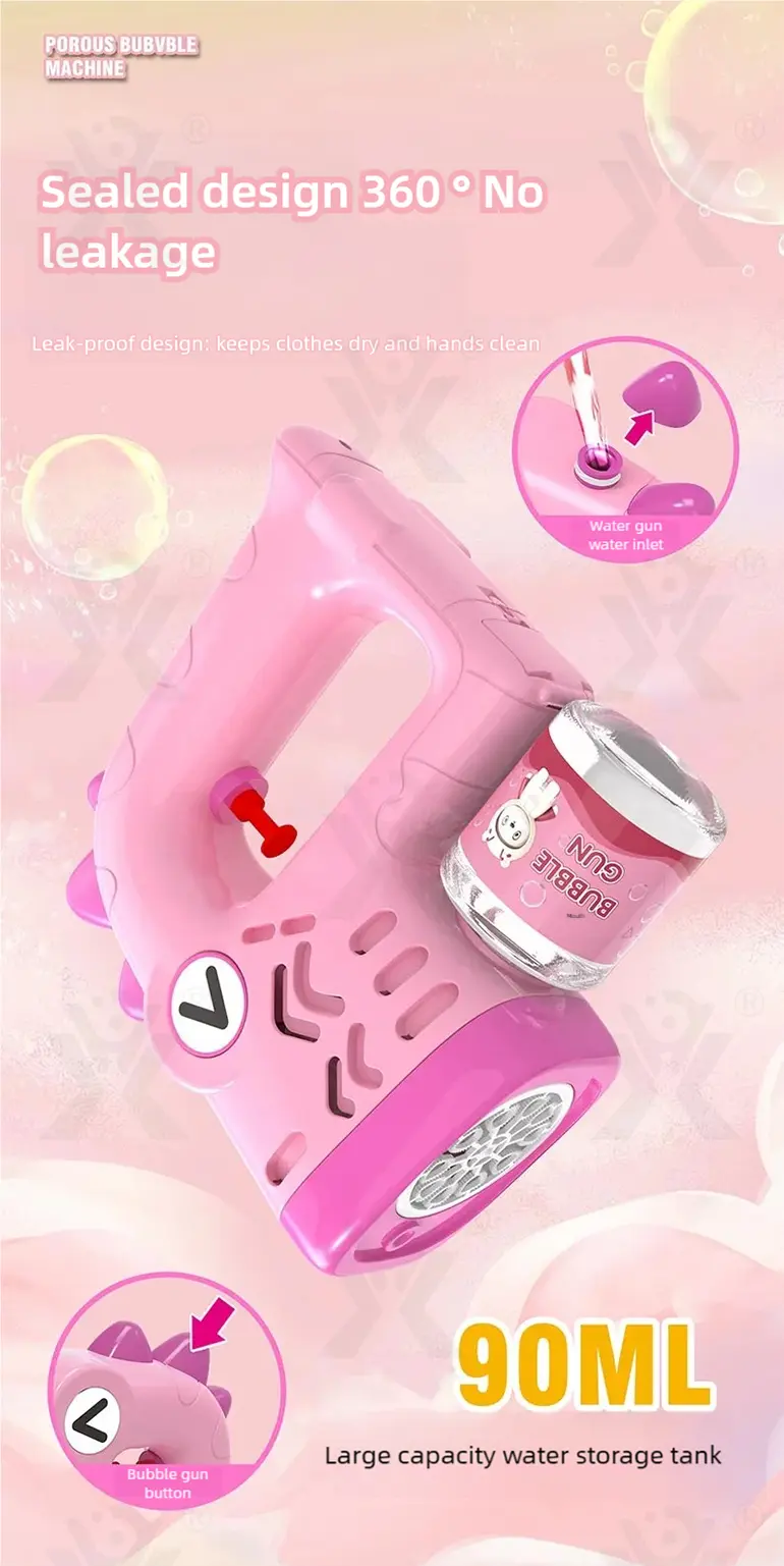 2-in-1 Dinosaur Bubble Water Gun Toy For Kids (TG4879029) — product detail panel 8