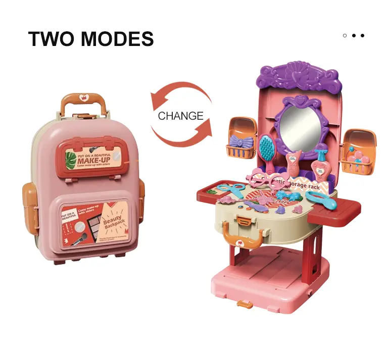 3-in-1 Kids Dresser Backpack with Light & Music for Fun Role Play, Pretend Play Toy (TG2175263) — product detail panel 4