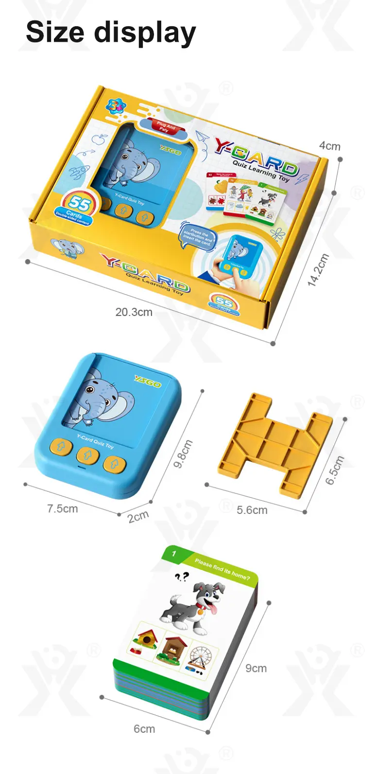 Interactive Multi-Language Card Learning Machine with 110 Knowledge Points (TG4257861) — product detail panel 8