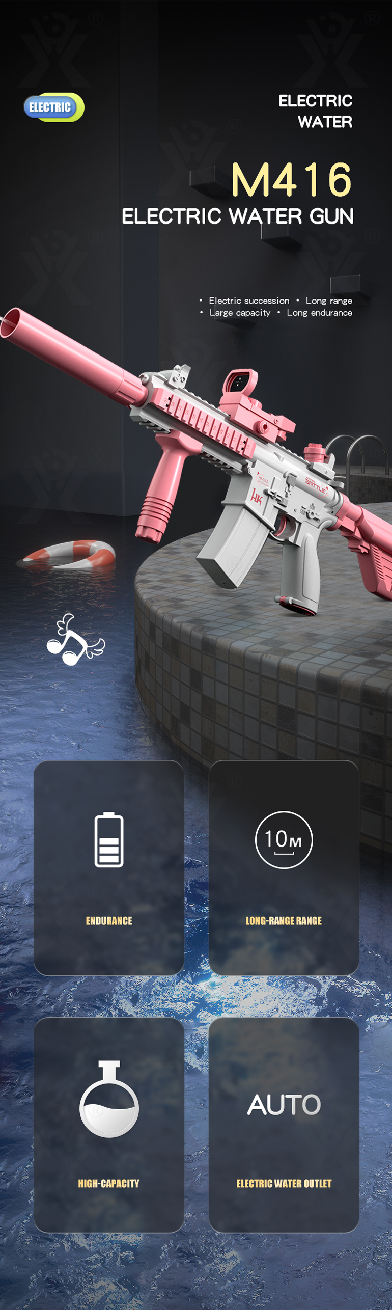 Water Gun Toys, Electrical (TG3989068) — product detail panel 1
