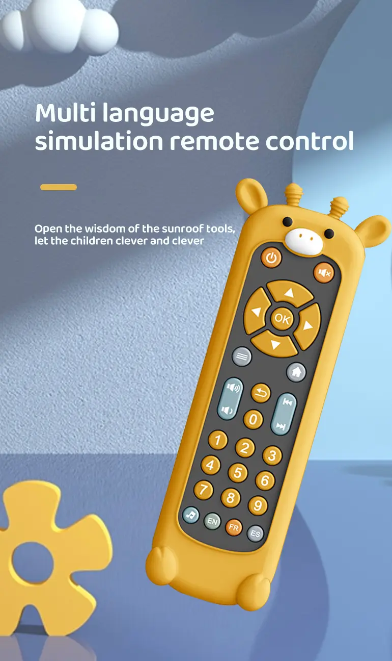 Baby Remote Control Toy with Multi-Language Learning & Teething-Safe Design (TG4465380) — product detail panel 1