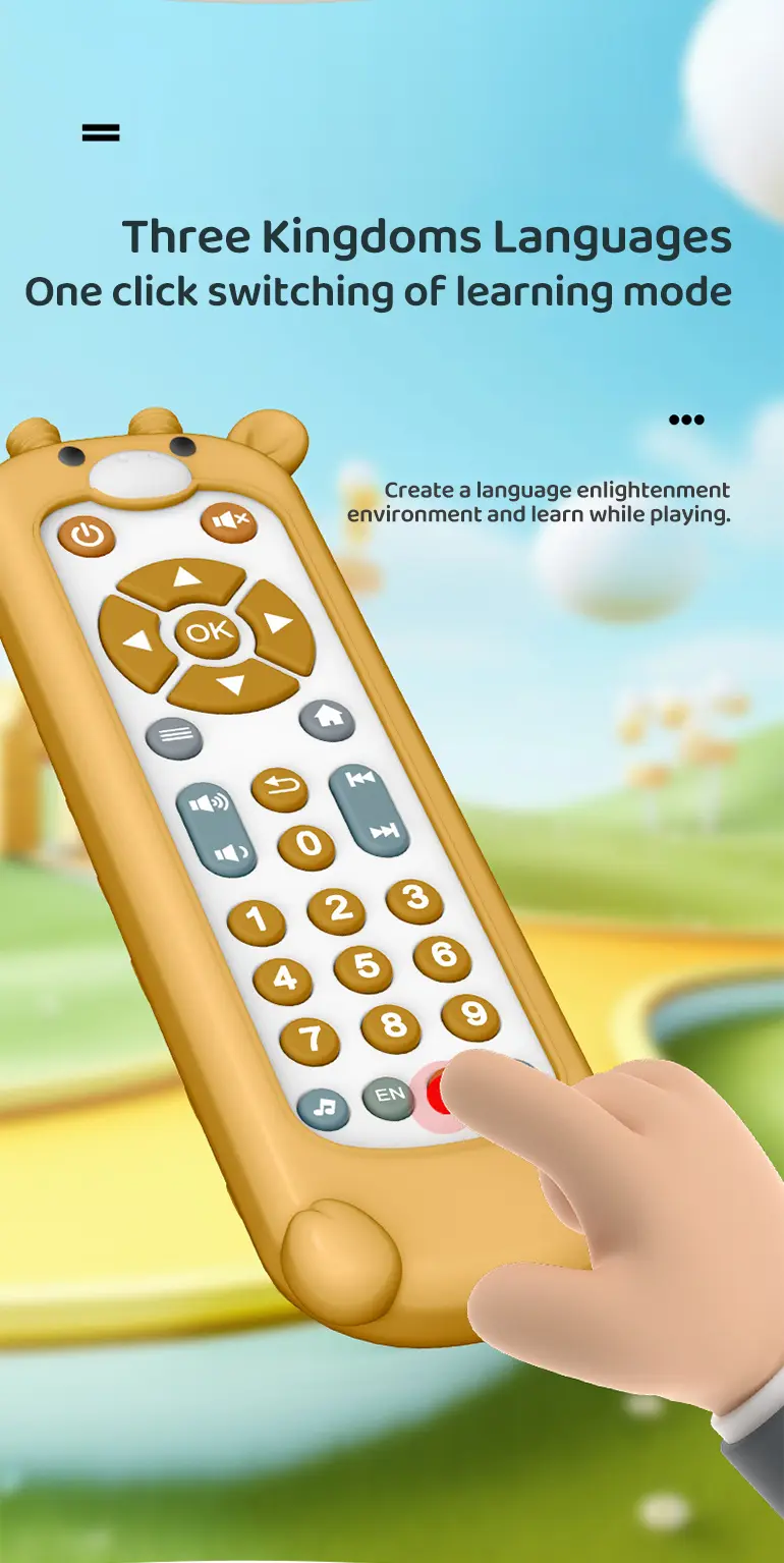Baby Remote Control Toy with Multi-Language Learning & Teething-Safe Design (TG4465380) — product detail panel 4