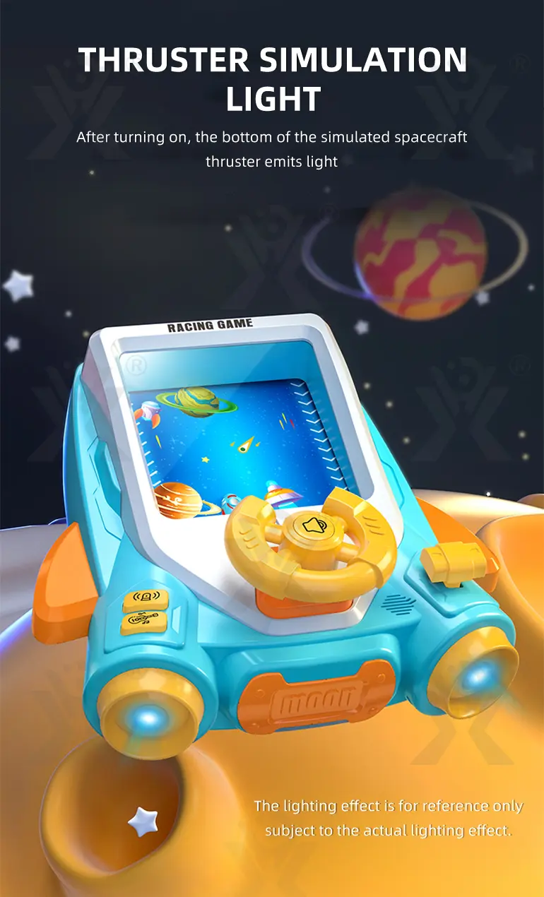 2-in-1 Driving & Space Flight Simulation Toy with Lights, Sounds, and Interactive Controls (TG4024130) — product detail panel 6