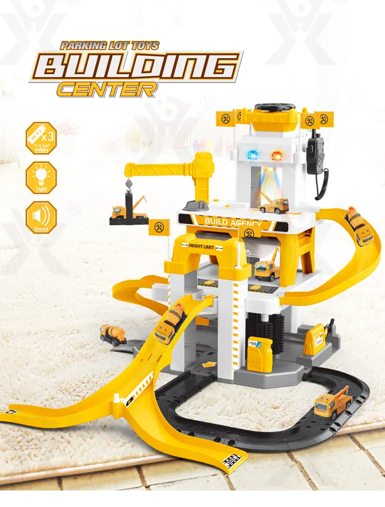 Engineering Parking Lot Toy with Lights, Sounds & Interactive Features (TG3990757) — product detail panel 1
