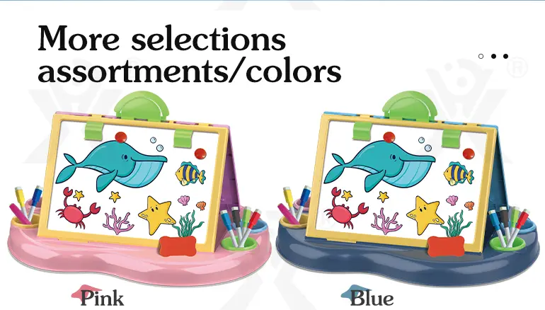 Bulk Kids Dual-Sided Painting Table with Chalkboard & Whiteboard (TG2303984) — product detail panel 5