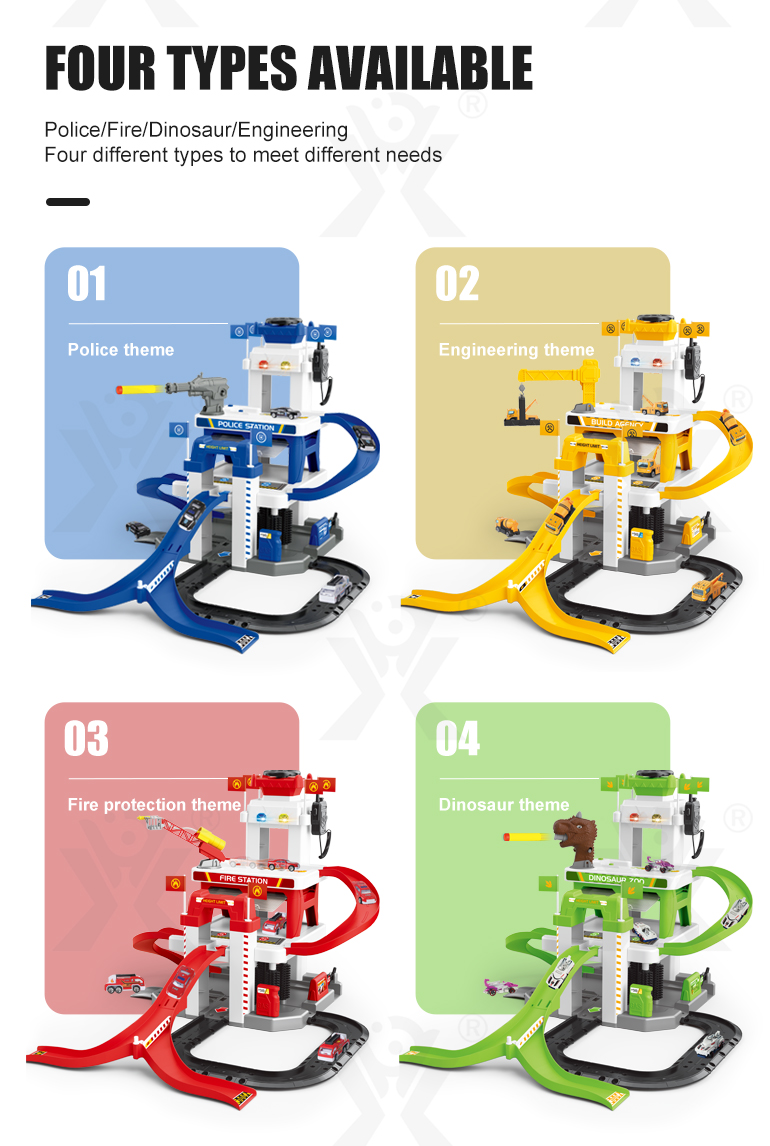 Parking Lot Toy With Multi-Scenario Play (TG3990755) — product detail panel 2