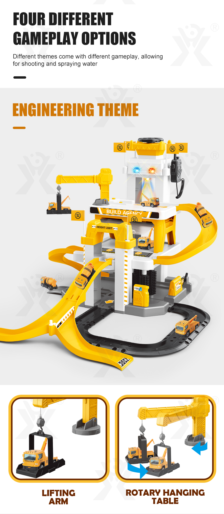 Parking Lot Toy With Multi-Scenario Play (TG3990755) — product detail panel 3