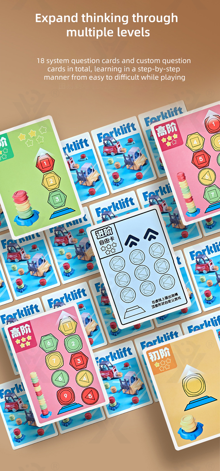 Forklift Challenge Game Toy for Memory & Coordination (TG4277501) — product detail panel 2