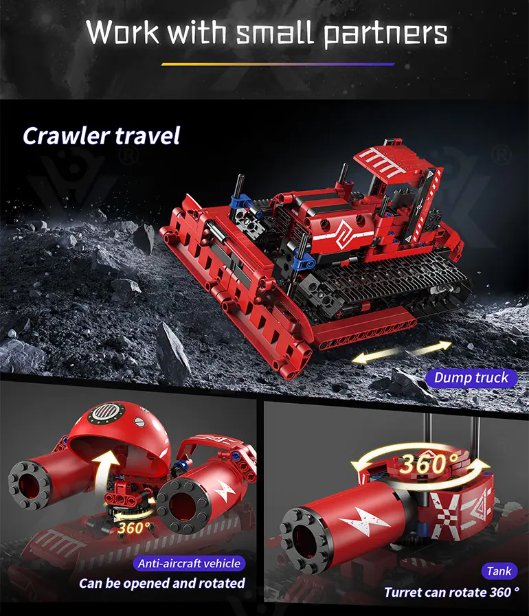 5-in-1 Programming Electric Robot with RC/APP Control & Transformable Models (TG4156875) — product detail panel 3