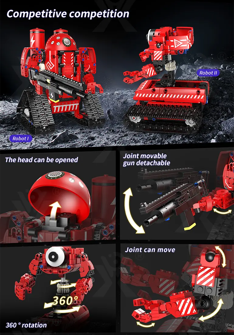 5-in-1 Programming Electric Robot with RC/APP Control & Transformable Models (TG4156875) — product detail panel 4