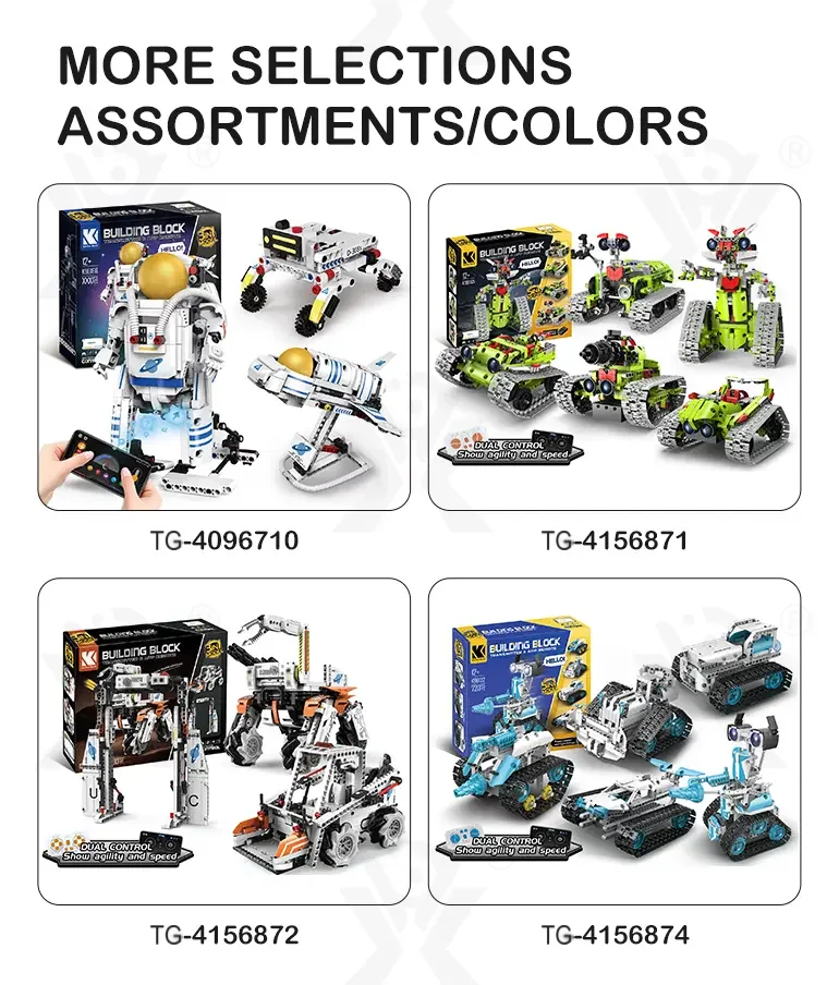 5-in-1 Programming Electric Robot with RC/APP Control & Transformable Models (TG4156875) — product detail panel 8