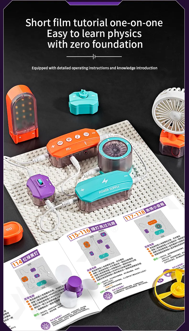 Electronic Bricks With 100+ Circuit Experiments (TG4124842) — product detail panel 11