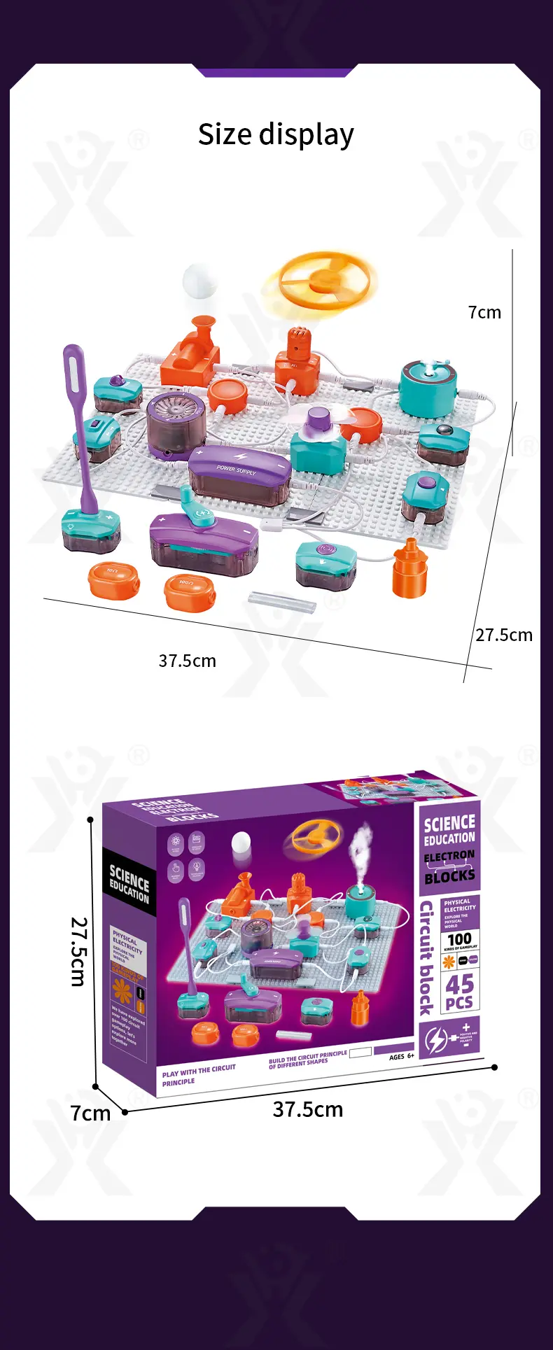Electronic Bricks With 100+ Circuit Experiments (TG4124842) — product detail panel 14