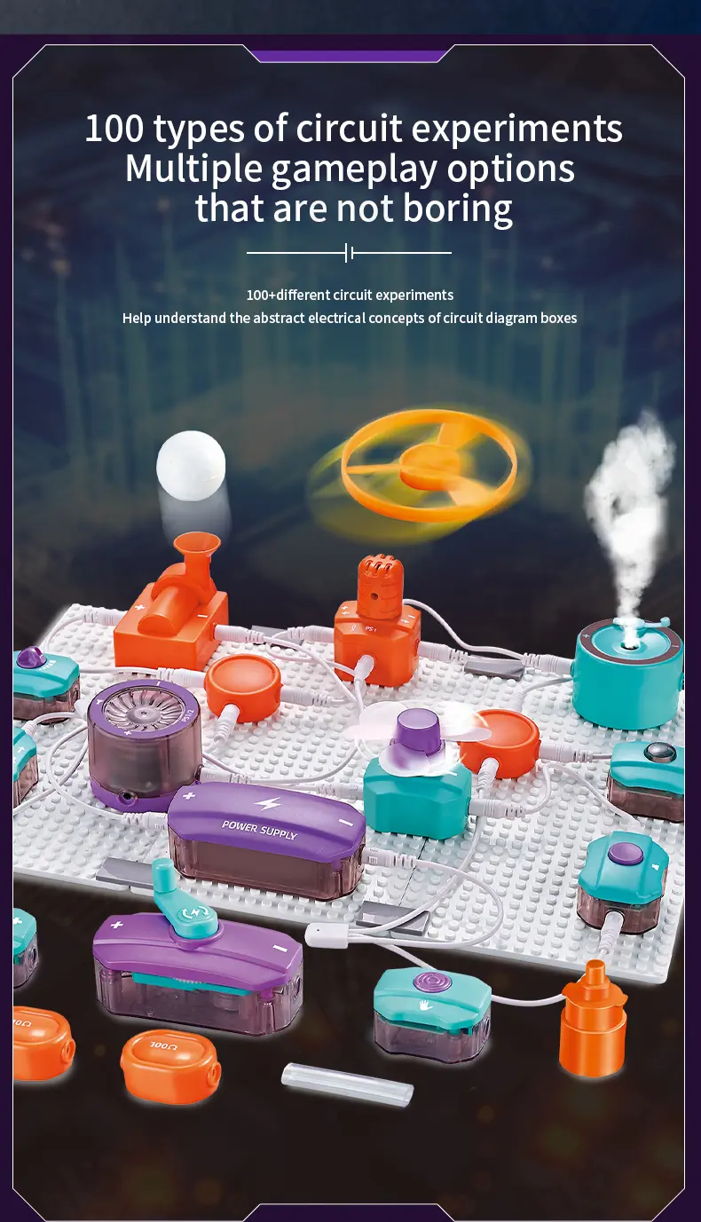 Electronic Bricks With 100+ Circuit Experiments (TG4124842) — product detail panel 3