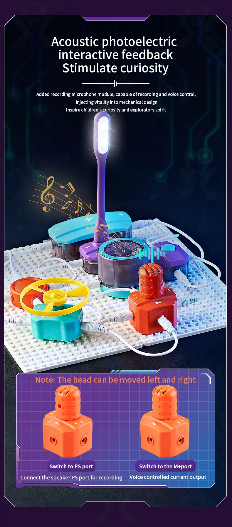 Electronic Bricks With 100+ Circuit Experiments (TG4124842) — product detail panel 8