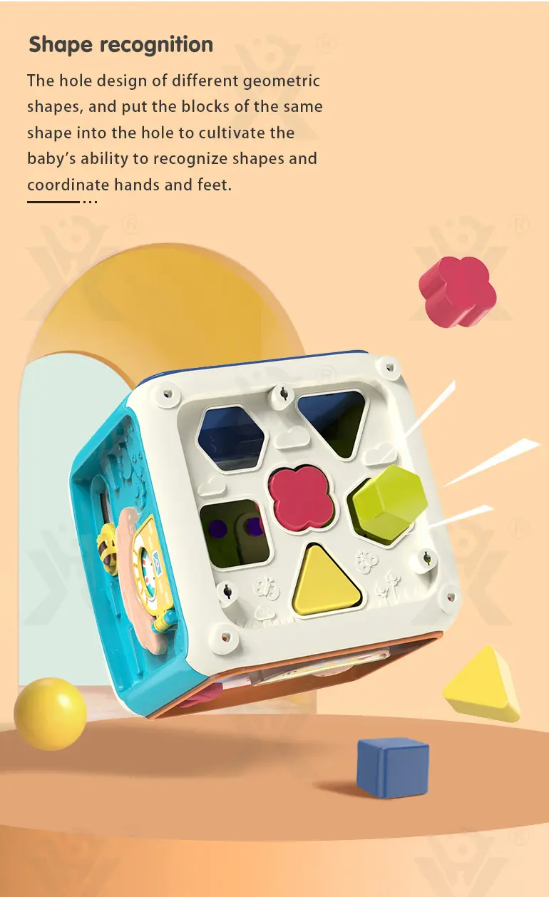 7-in-1 Activity Cube Seven Facet Toy with Music, Shapes, and Interactive Play (TG4189190) — product detail panel 4