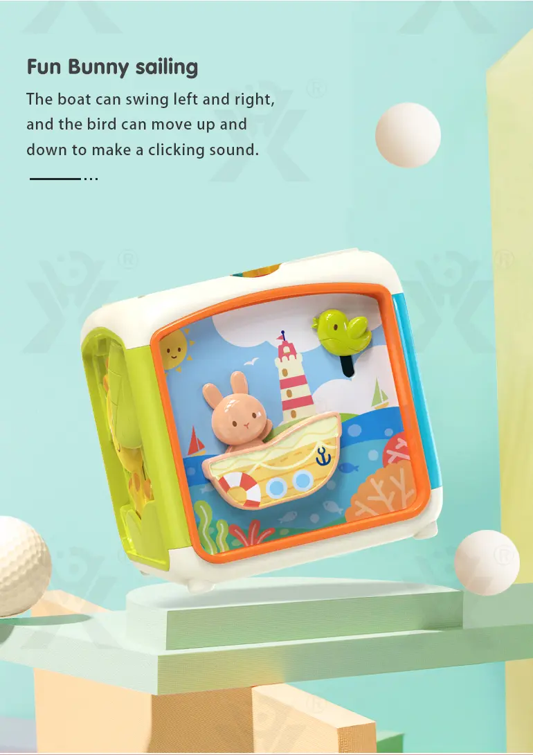 7-in-1 Activity Cube Seven Facet Toy with Music, Shapes, and Interactive Play (TG4189190) — product detail panel 5