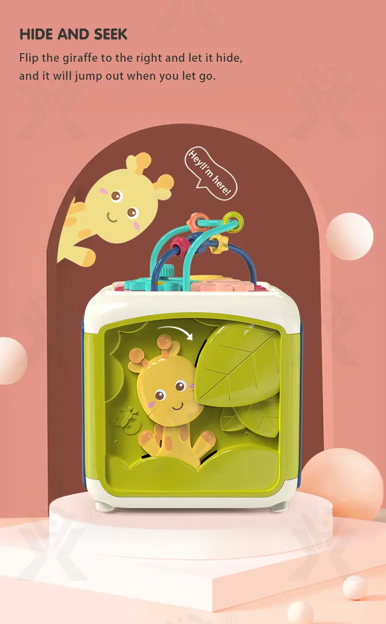 7-in-1 Activity Cube Seven Facet Toy with Music, Shapes, and Interactive Play (TG4189190) — product detail panel 6