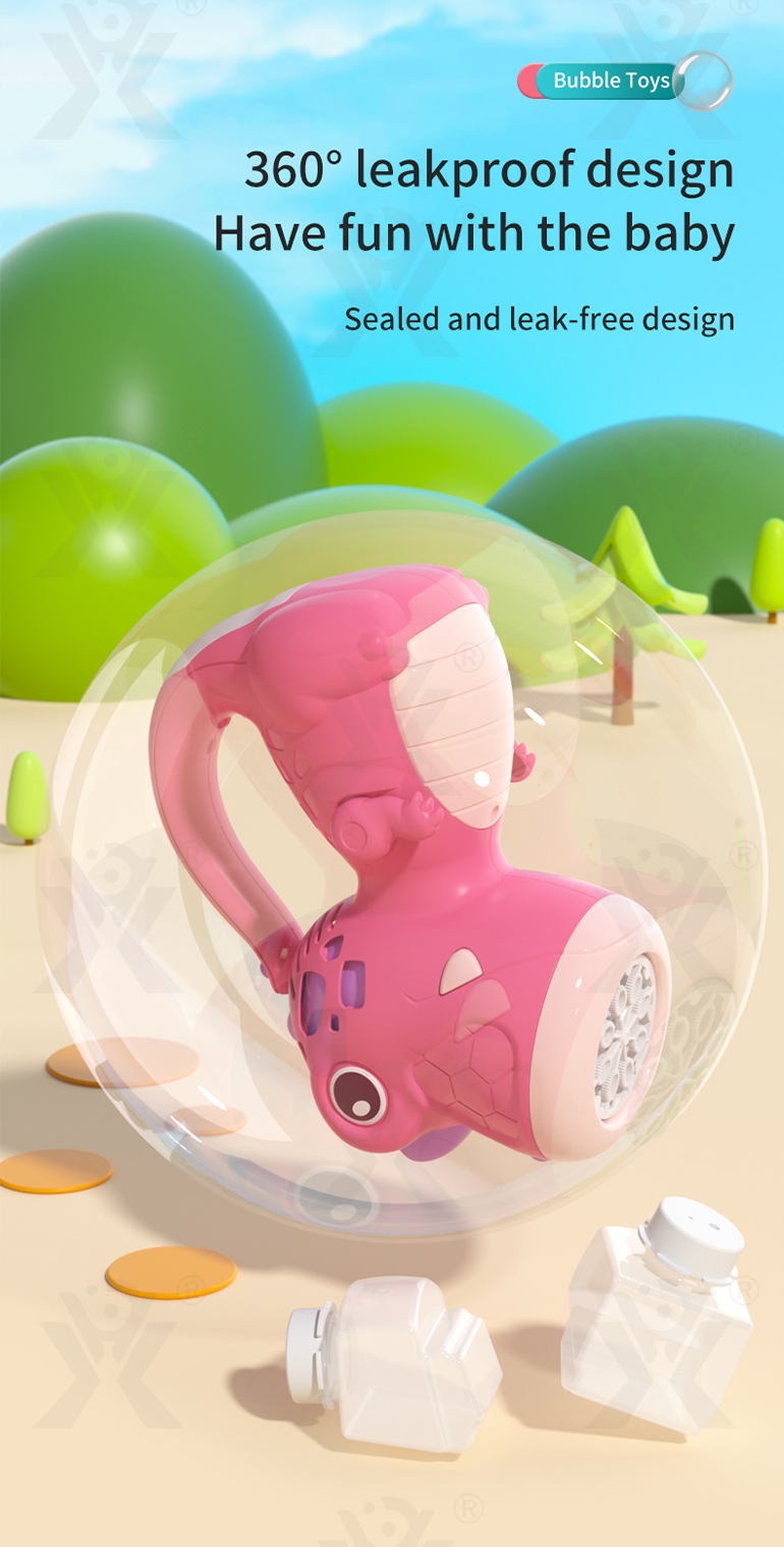 Cute Dinosaur Bubble Machine with Lights & Music (TG4330915) — product detail panel 4