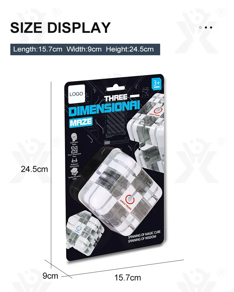 3D Magic Cube Ball Maze Puzzle Toy (TG4207277) — product detail panel 8