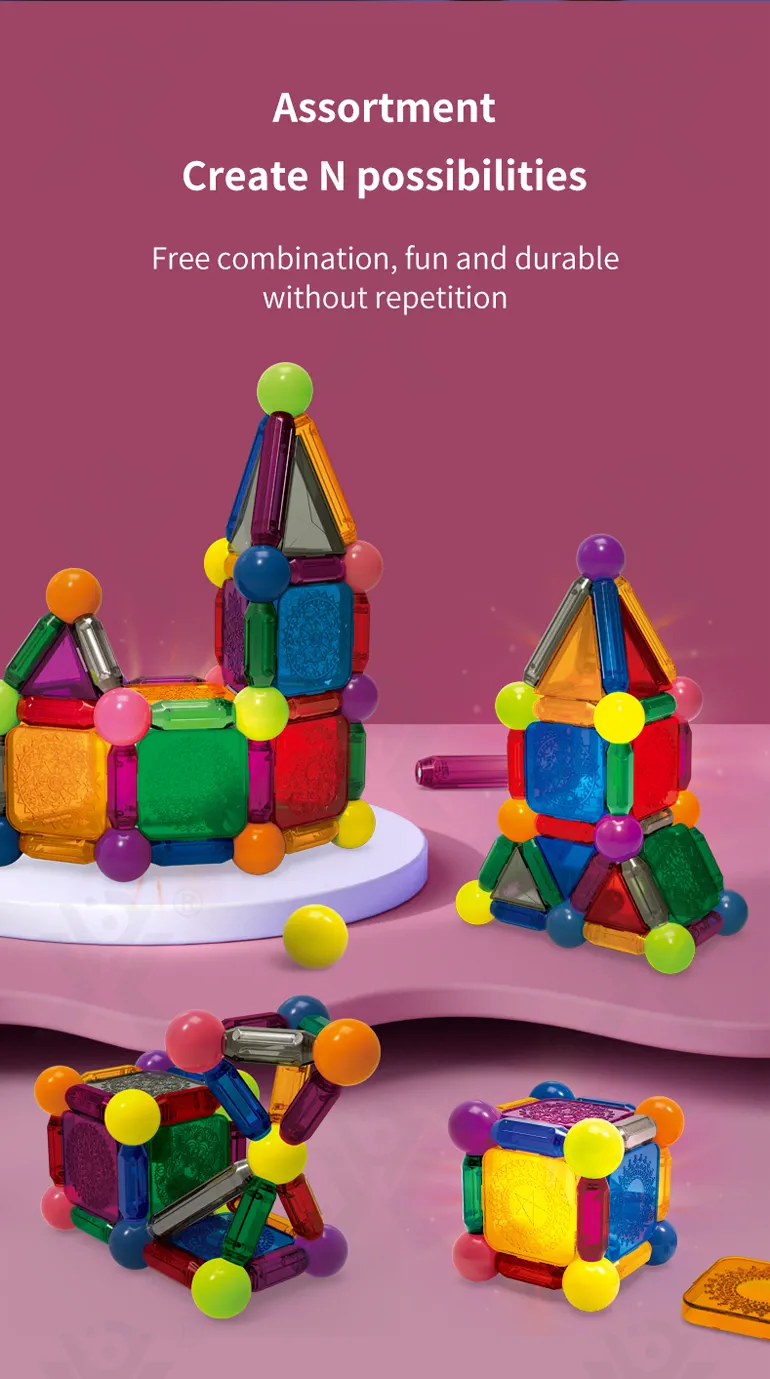 Magnetic Toy with Color Window and Romote-Controlled Light (TG3995279) — product detail panel 6