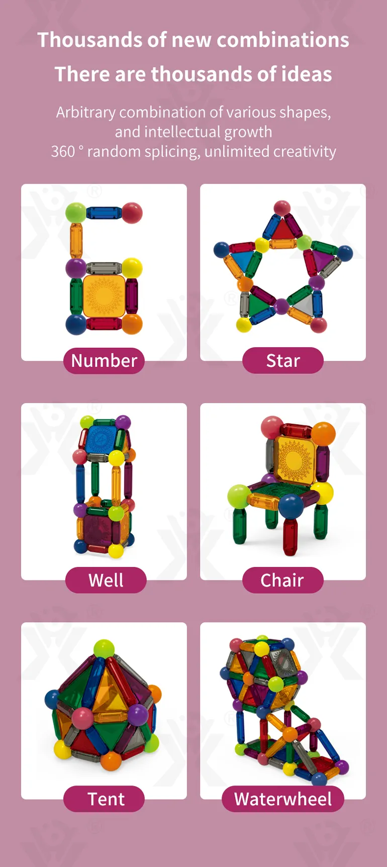 Magnetic Toy with Color Window and Romote-Controlled Light (TG3995279) — product detail panel 7