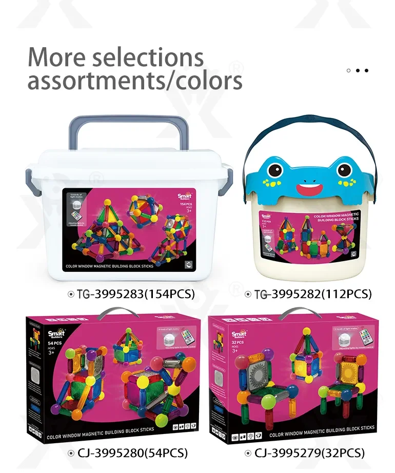 Magnetic Toy with Color Window and Romote-Controlled Light (TG3995279) — product detail panel 8