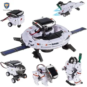 Bulk 6-in-1 Solar Robot Toy Powered By Solar Energy for Kids STEM Learning