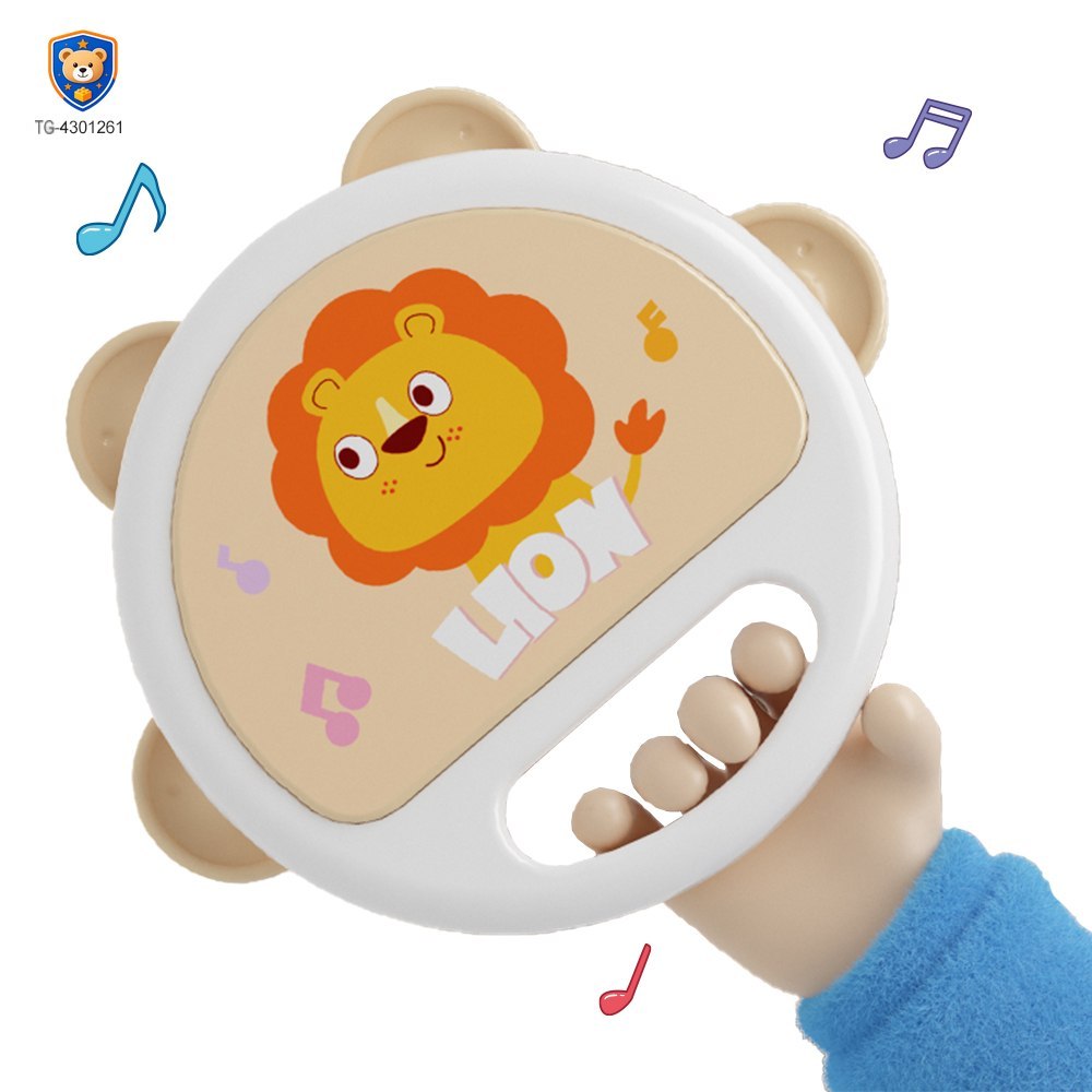 Baby Hand Drum Toy with Shake & Clap Sounds — product view 1