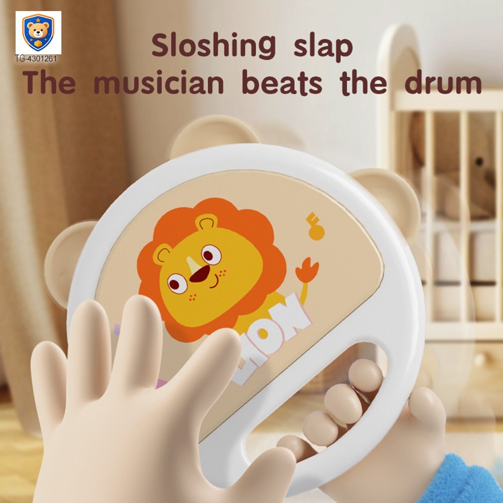 Baby Hand Drum Toy with Shake & Clap Sounds — product view 3