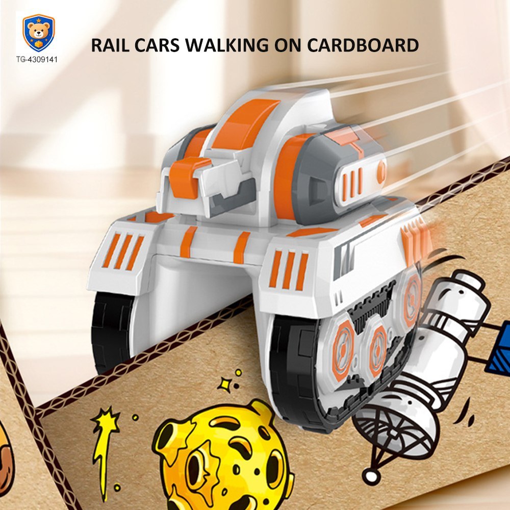 DIY Tank Cardboard Track Toy — product view 2