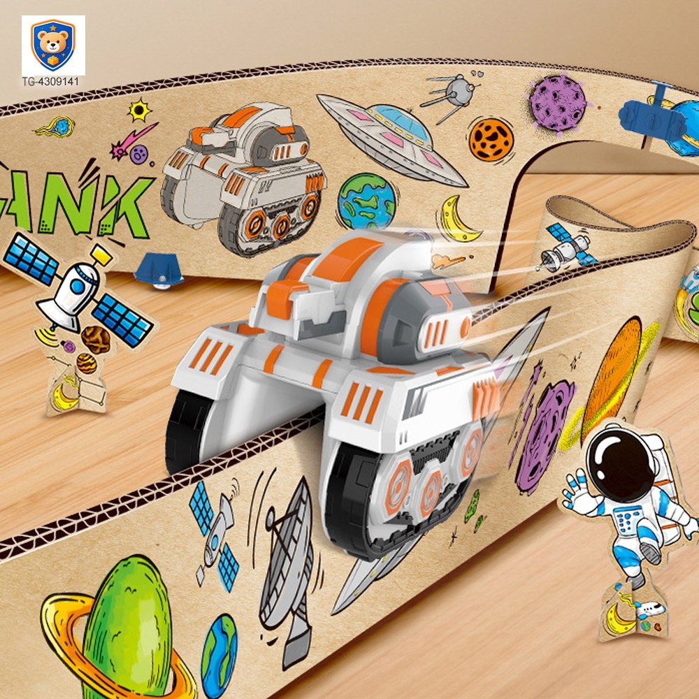 DIY Tank Cardboard Track Toy — product view 4
